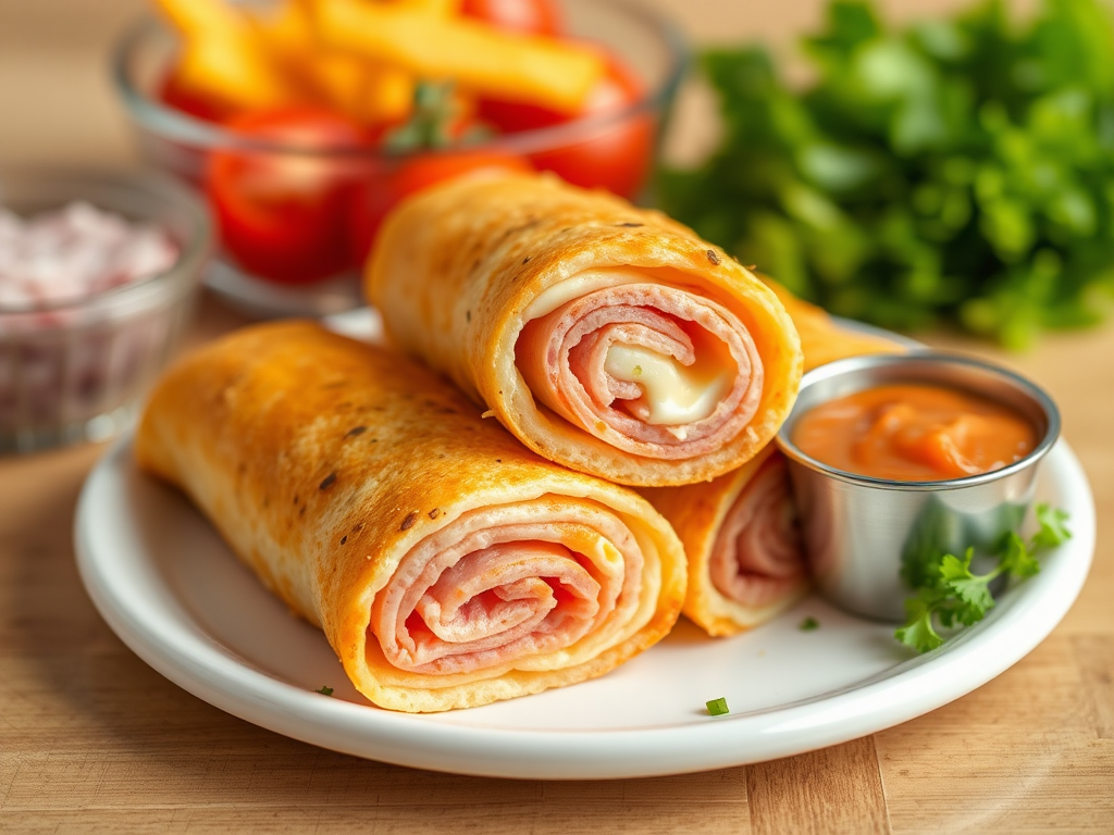 Image for Ham and Cheese Roll-Ups