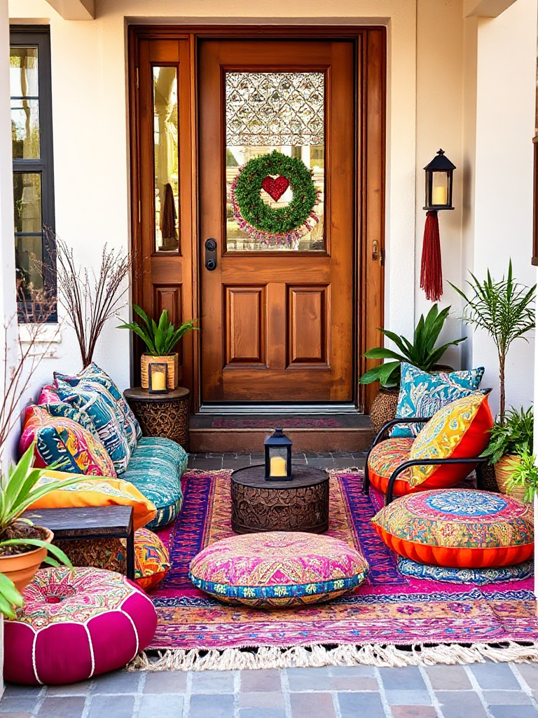 Boho Front Door Decor Ideas