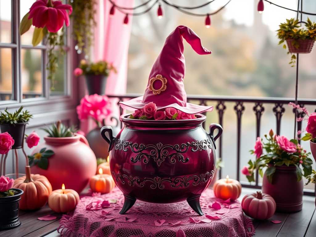 Image for Pink Witch Cauldron: