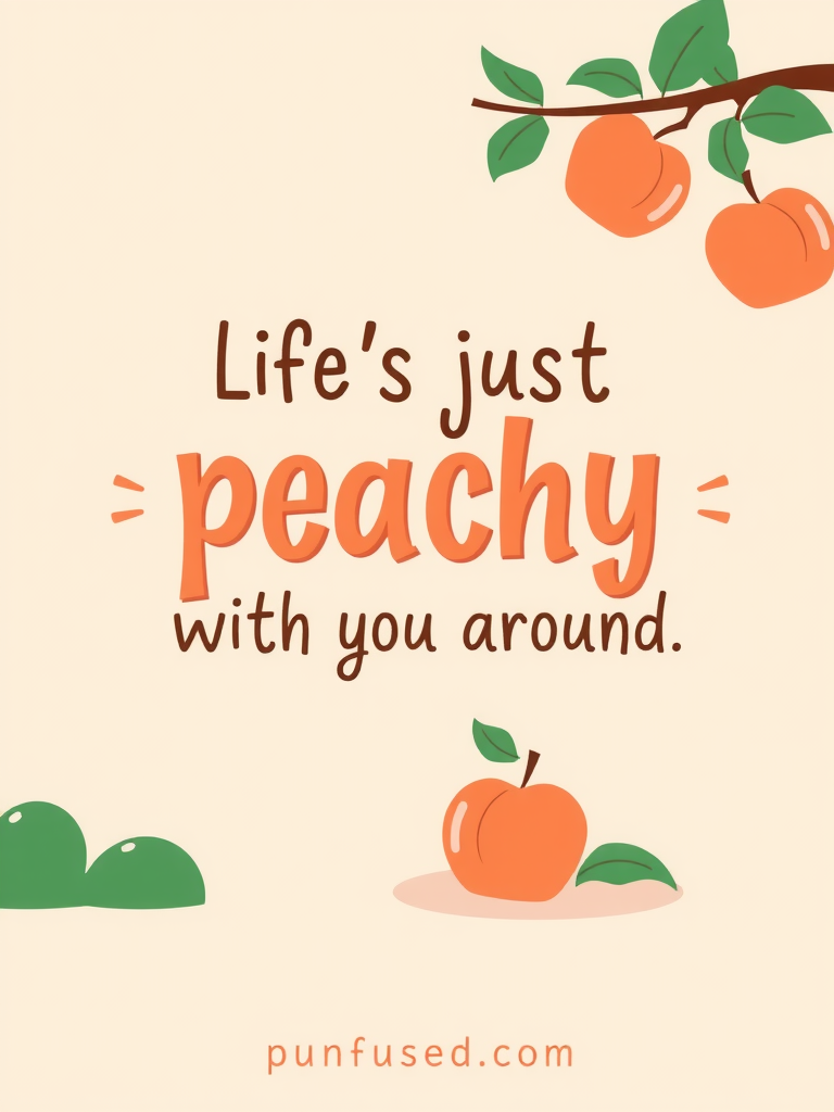 peach puns