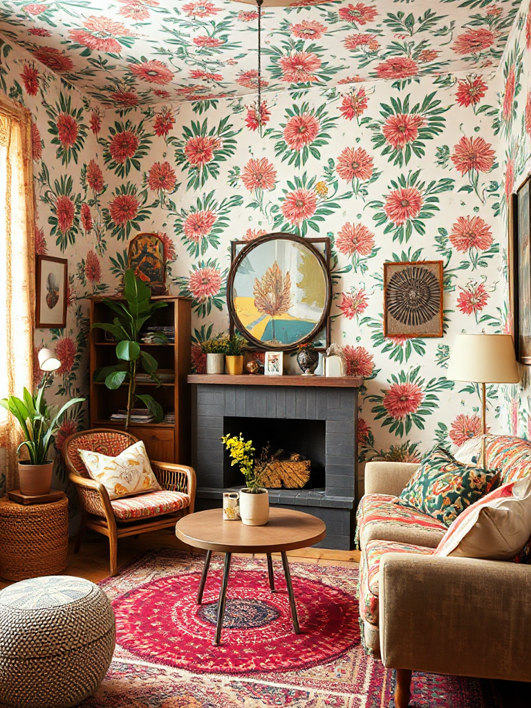 Boho Room Wallpaper Ideas