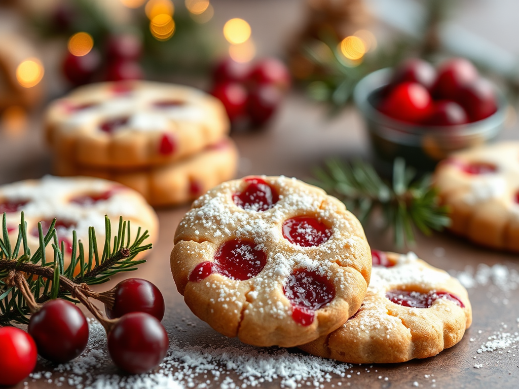 Image for Cranberry Orange Shortbread Cookies