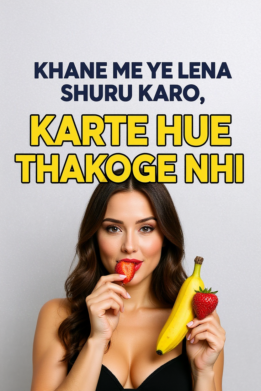 Khane me ye lena shuru karo, karte hue thakoge nhi