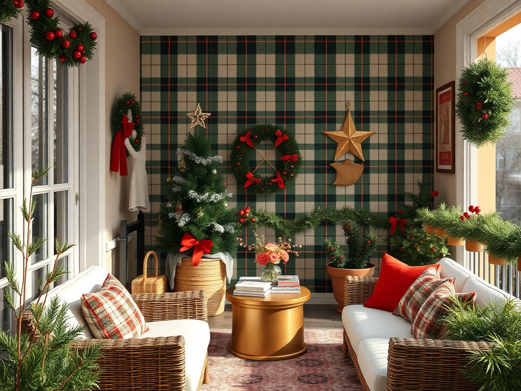 Image for Tartan with Gold Accents: