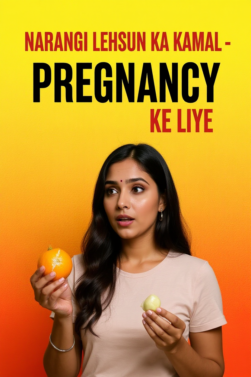 Narangi lehsun ka kamal - pregnancy ke liye