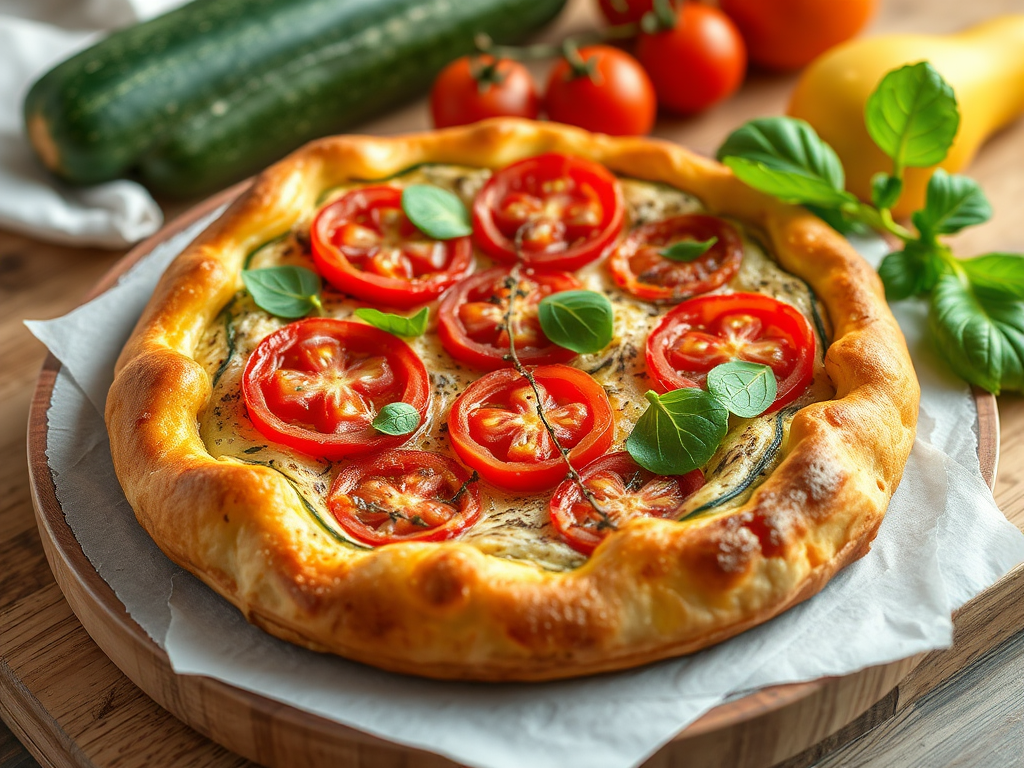 Image for Zucchini and Tomato Galette: