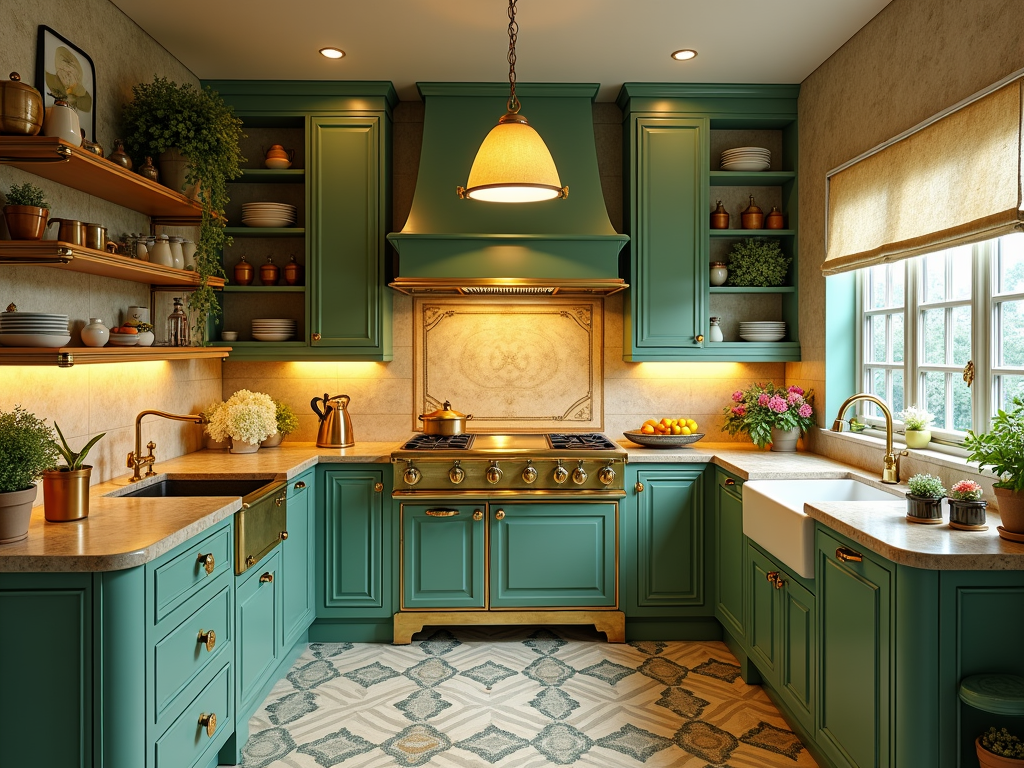 Glamorous Art Deco Kitchen Inspirations