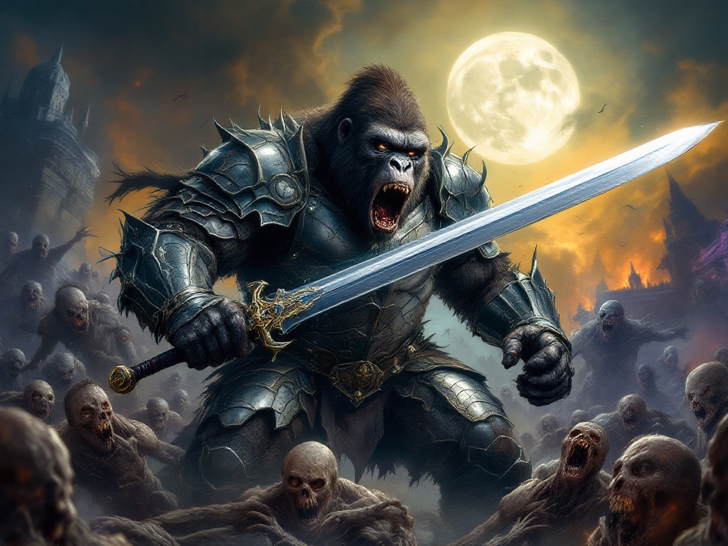 a-powerful-gorilla-clad-in-intricately-i8xrguclte