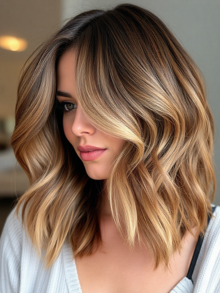 Medium Wavy Hairstyles