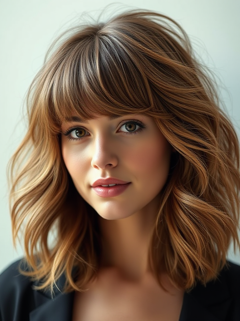 Long Hairstyles with Bangs