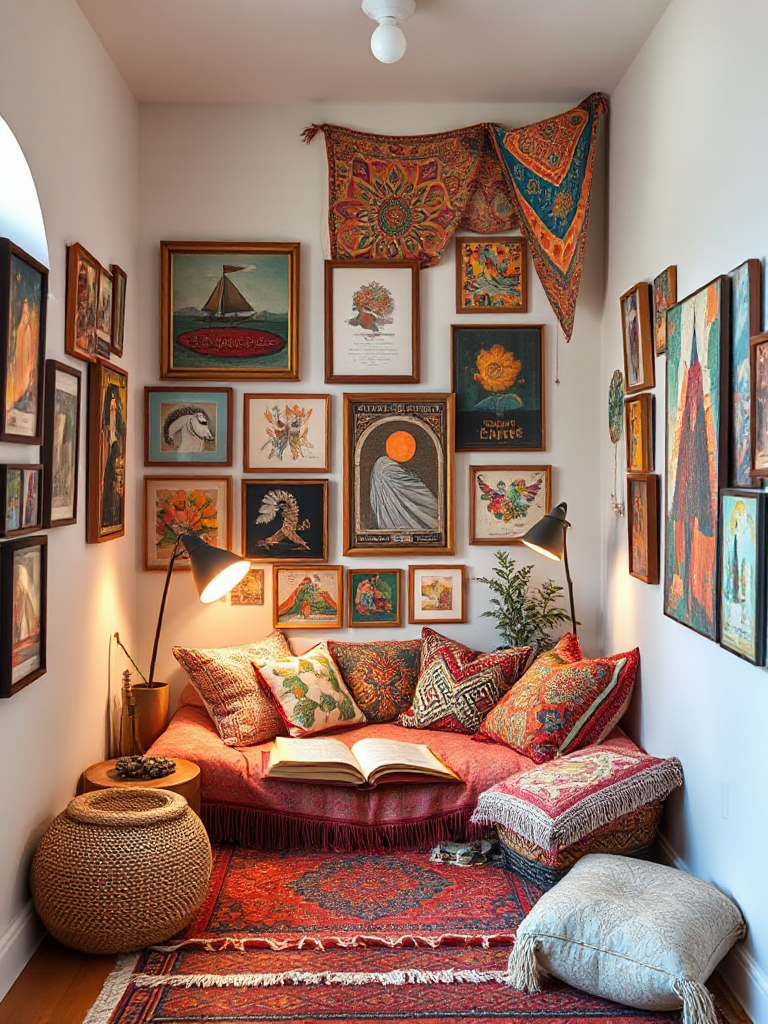 Boho Reading Nook