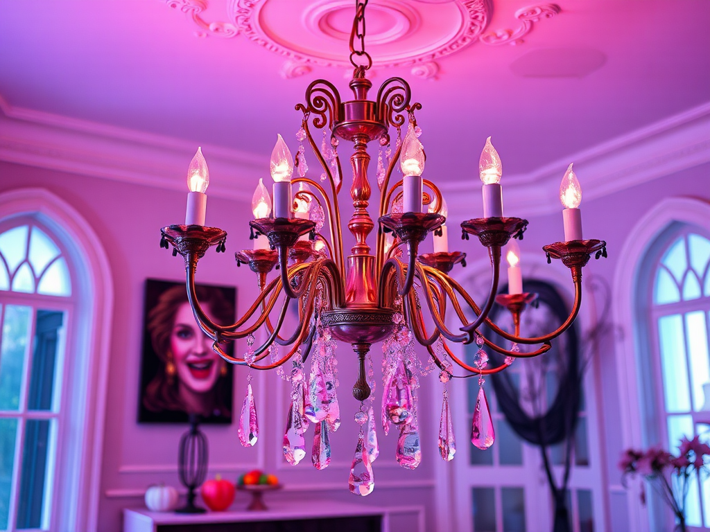 Image for Witchy Pastel Chandelier