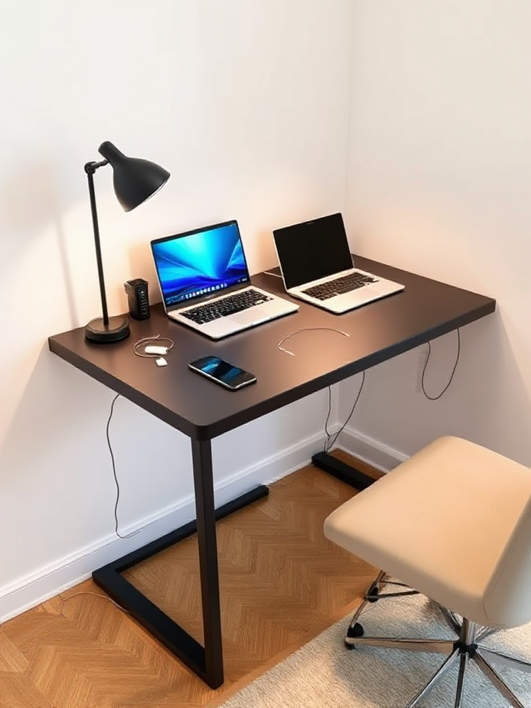 Small Home Office Double Desk