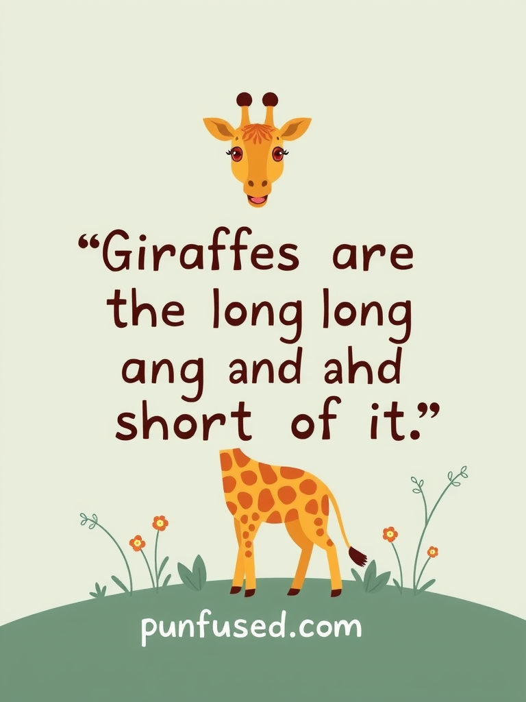 giraffe puns