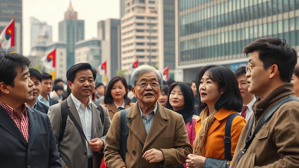 정치적 갈등을 보여주는 이미지