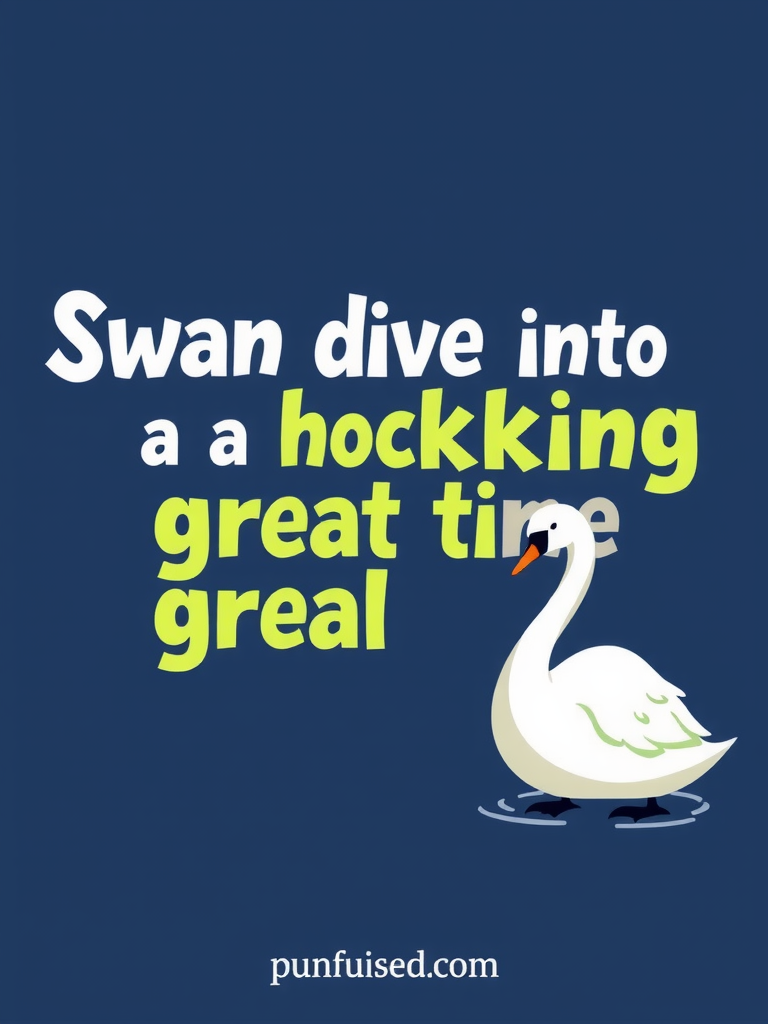 swan puns