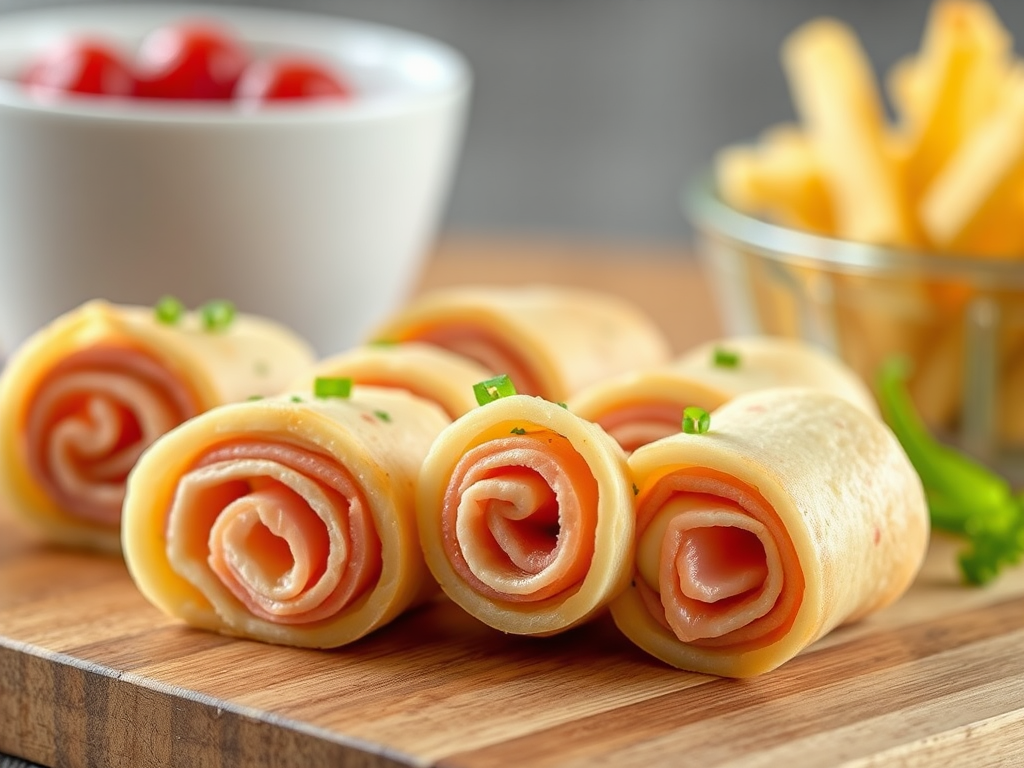 Image for Ham and Cheese Pinwheels: