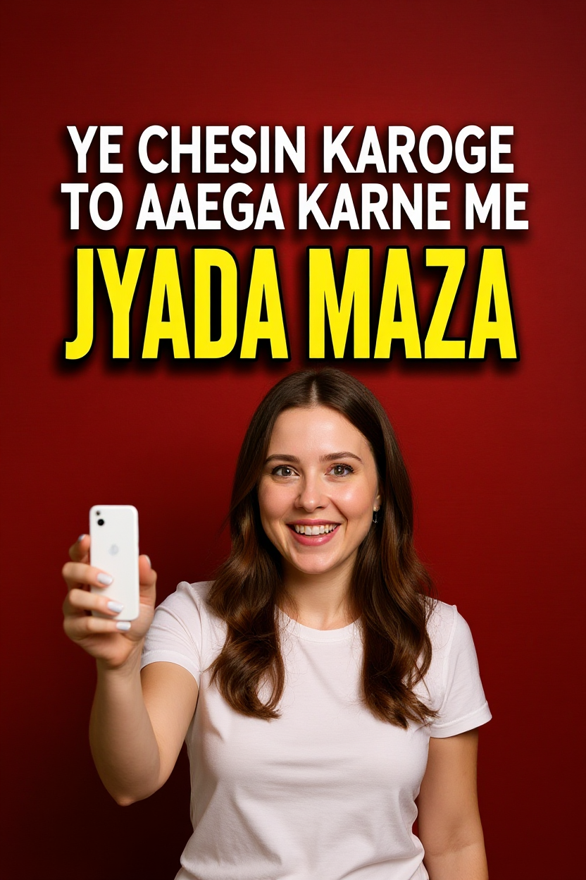 Ye chesin karoge to aaega karne me jyada maza
