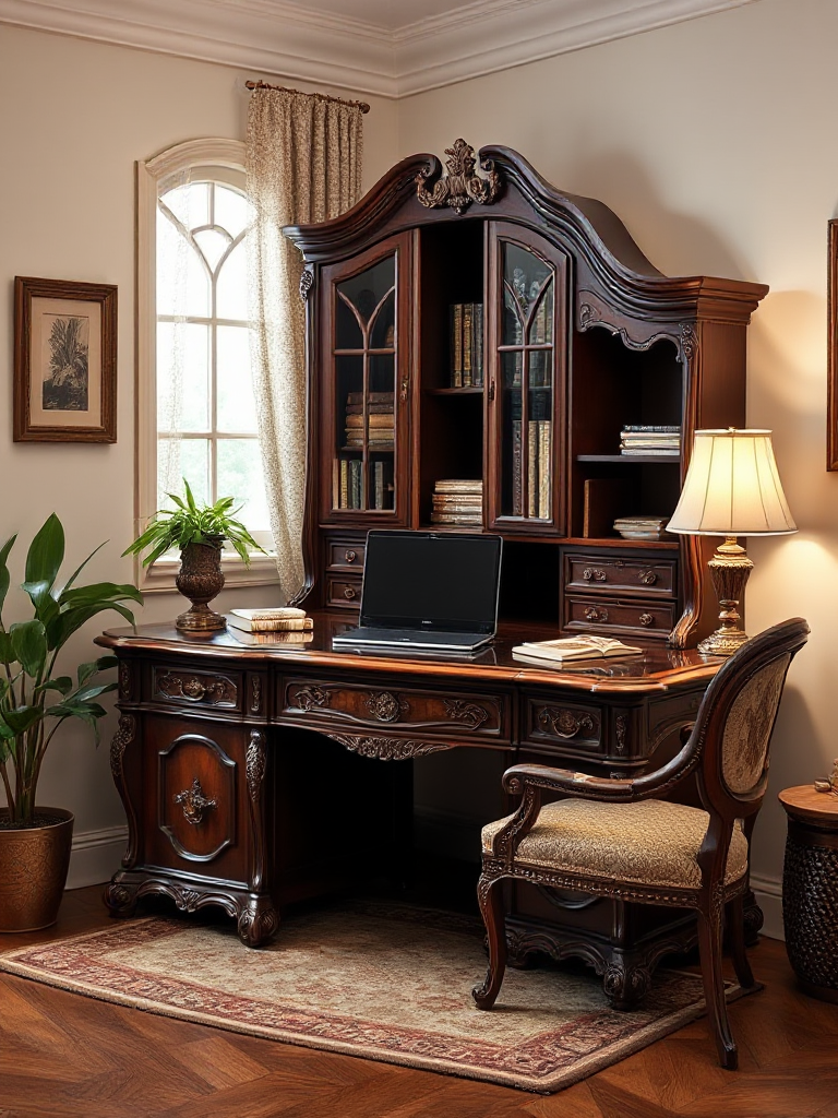 Small Home Office Double Desk