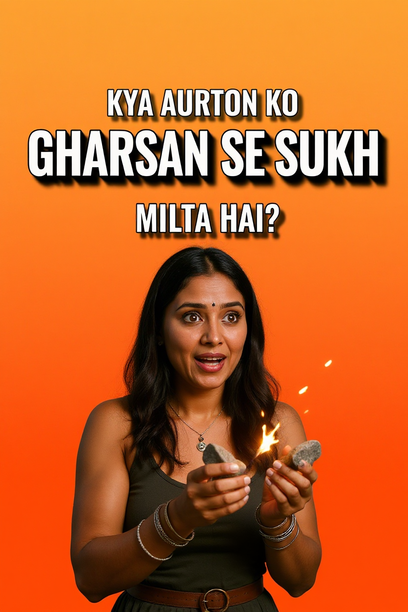 Kya aurton ko gharsan se sukh milta hai?