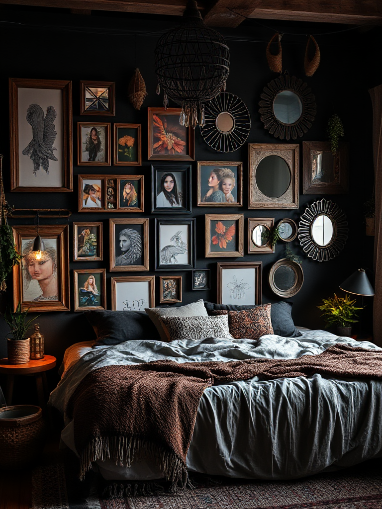 Dark Boho Bedroom Ideas