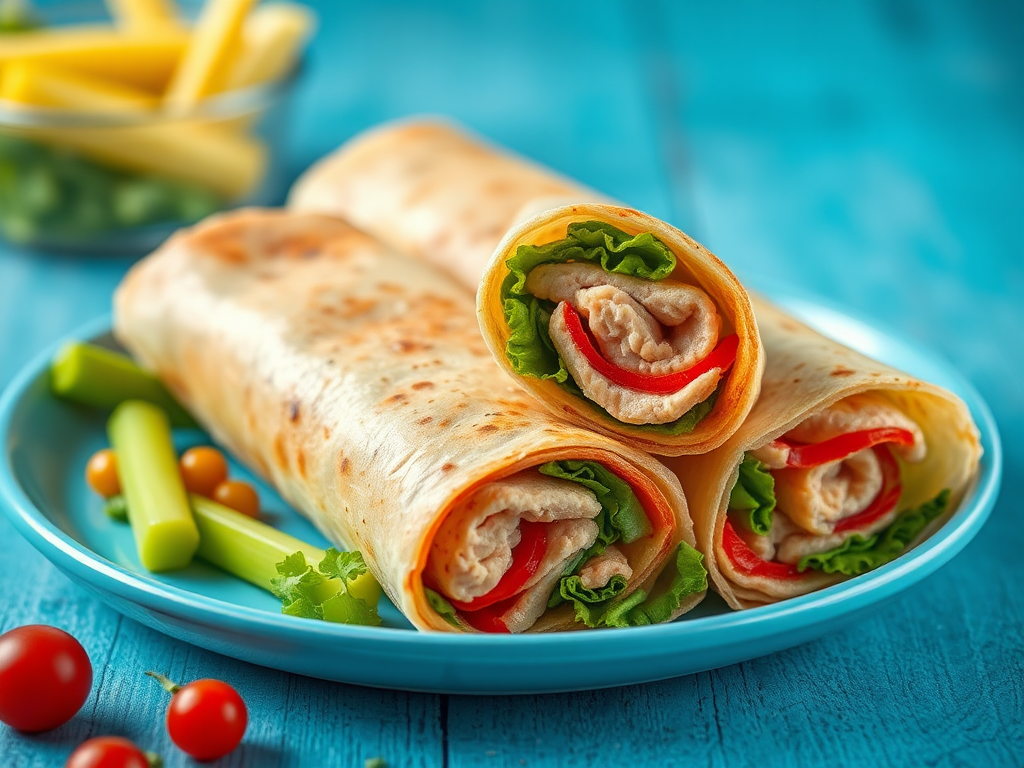 Image for Turkey and Veggie Roll-Ups