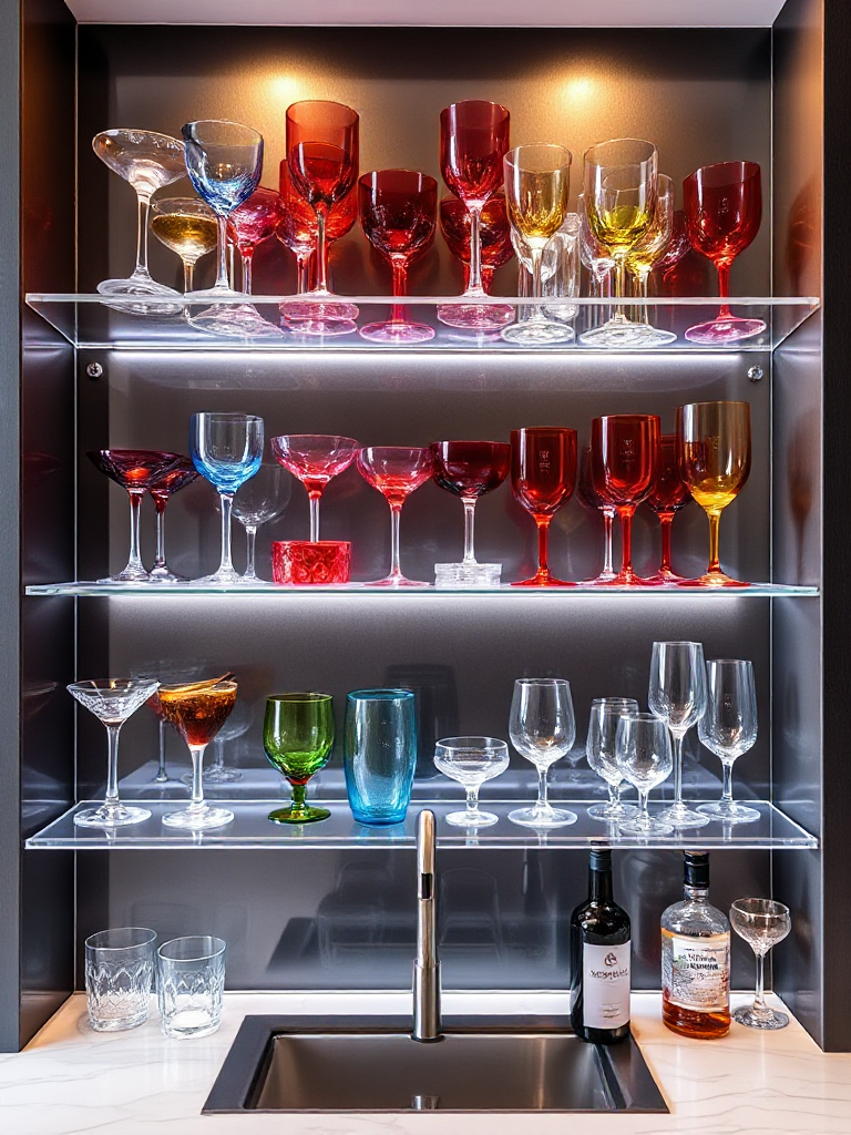 Home Bar Shelf Ideas