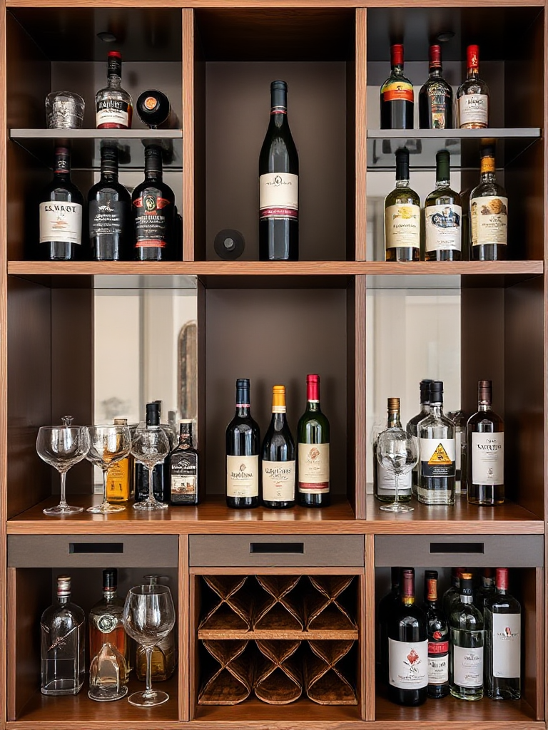 Home Bar Shelf Ideas