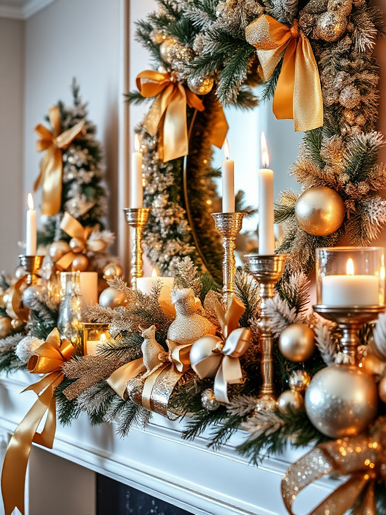 Christmas Mantel Decorating Ideas