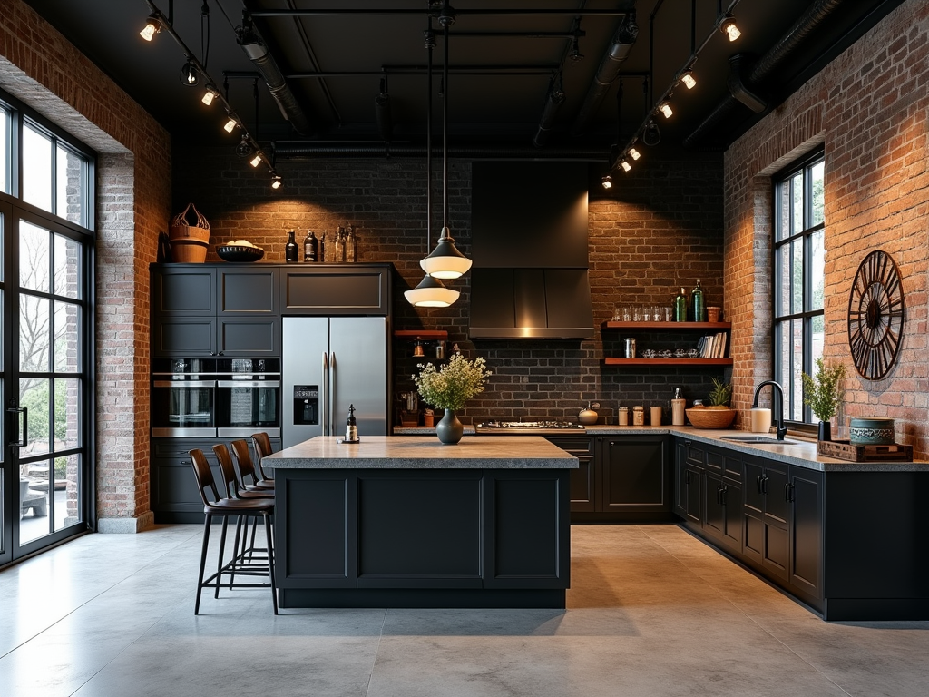 Rustic Meets Modern: Industrial Chic Kitchen Inspirations