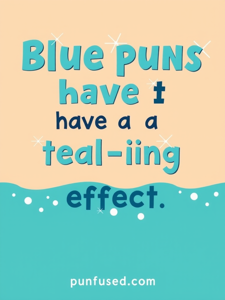 blue puns