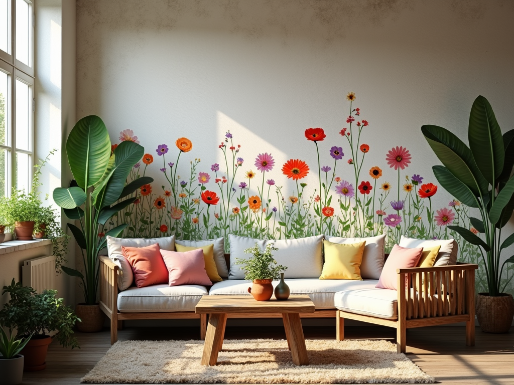 Charming Rustic Wildflower Wallpaper Designs