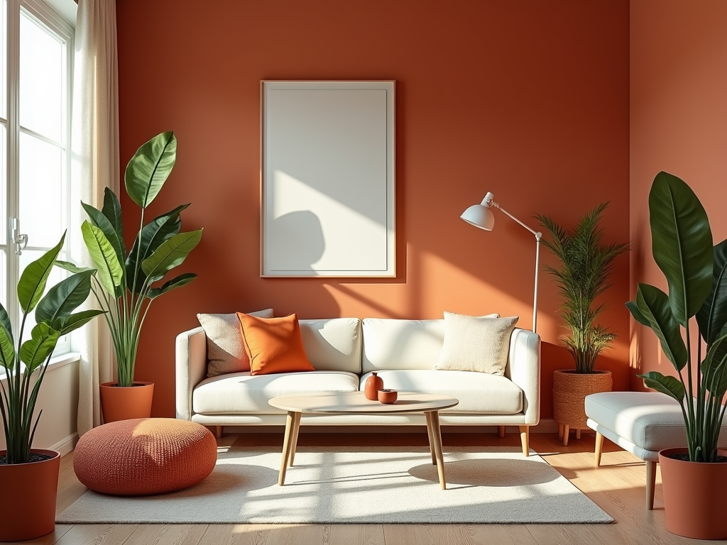 Bright and Airy Paint Colors: Expand Your Small Space with Burnt Orange Terracotta