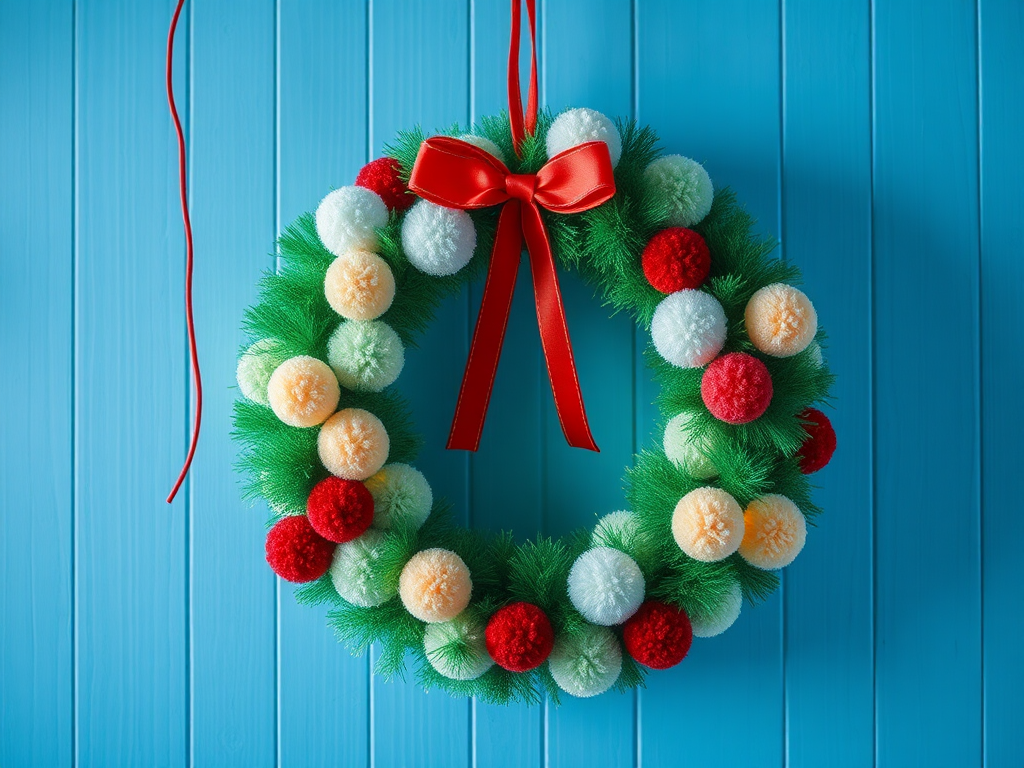 Image for Pom Pom Christmas Wreaths: