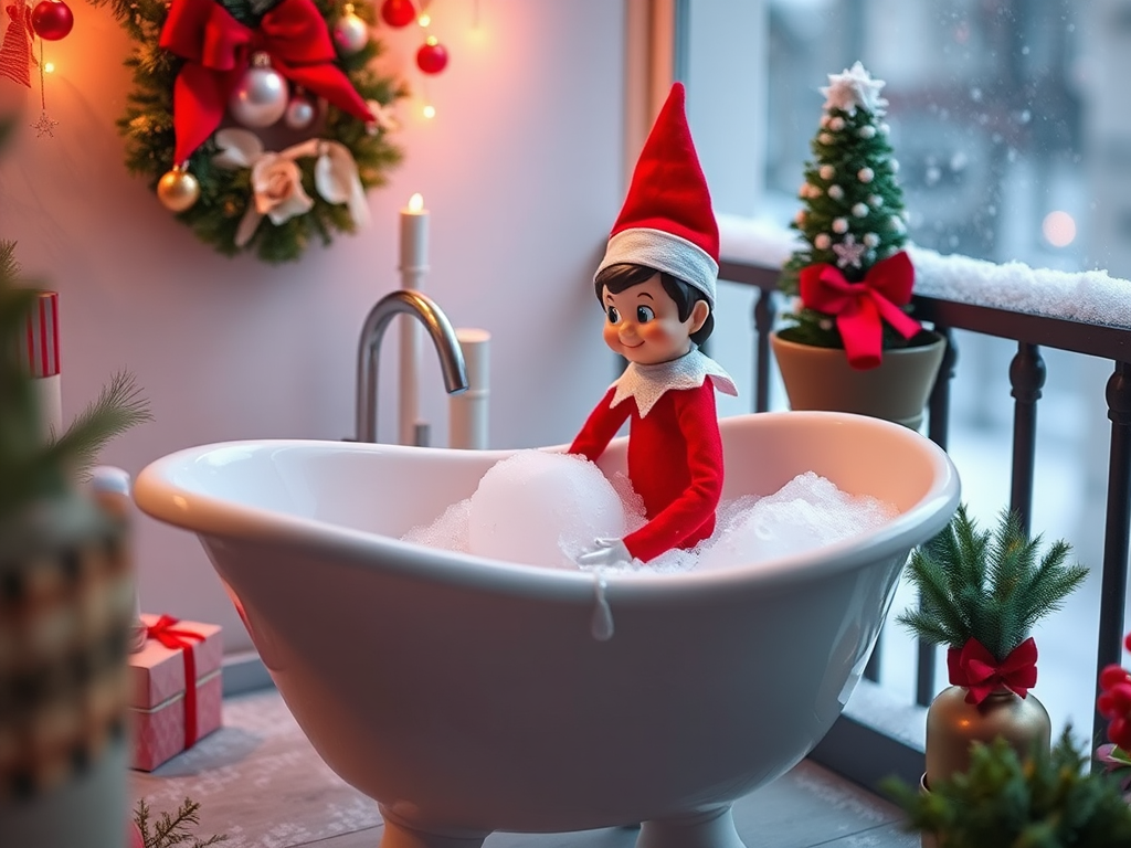 Image for Elf Takes a Bubble Bath