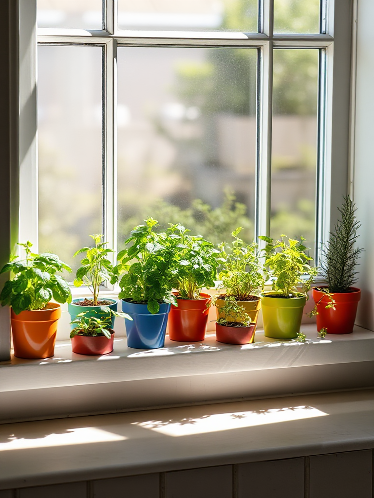 Kitchen Window Sill Decor Ideas